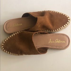 Sam Edelman Suede Tan Slip On Espadrilles